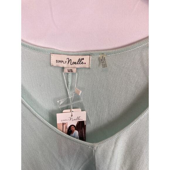 Simply Noelle Mint Tunic Top Size L/XL - Picture 3 of 6
